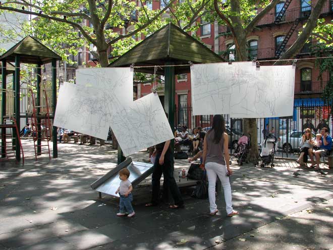 The Living Lines Project — DeSalvio Playground, Nolita